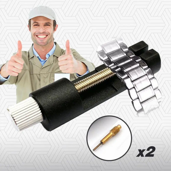 Watch Band Link Pin Remover Repair Tool Kit for Watchmakers with Pack of 3 Extra Pins Replacement Remover Spring Bar Set