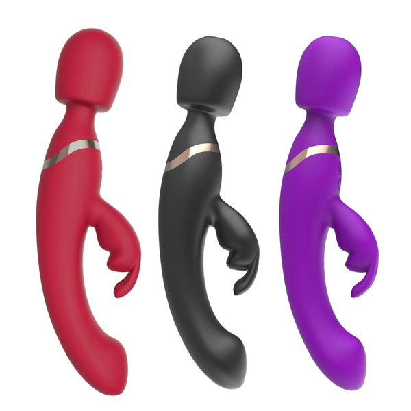 3 Motors AV Magic Wand Rabbit Vibrator for Women Clitoris Stimulator Erotic Toy G Spot Vagina Massager
