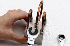 1Pc 8-19 mm Tubing Ratchet Spanner Combination Wrench Ratchet Flex-head Metric Oil Flexible Open End Wrenches Tools