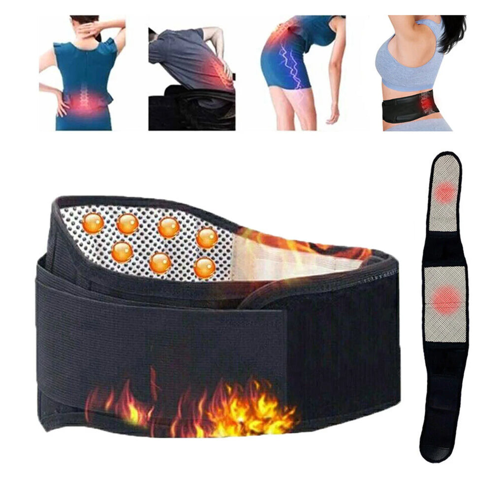 Adjustable Self-heating Magnetic Therapy Back And Waist Support Belt, Waist Massage Belt Sports Support Belt, Body Care Belt
