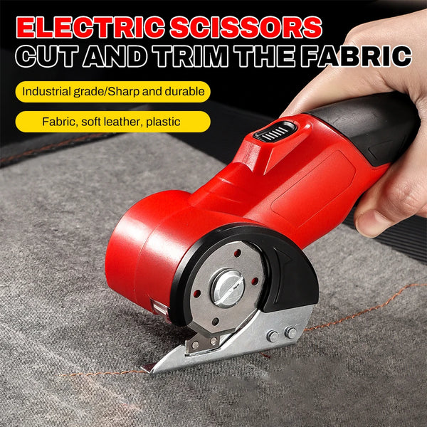 Rechargeable Cordless Electric Scissors Cardboard Cutter for Carpet Fabric Leather Fabric Cutting Machine