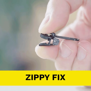 18pcs Universal Instant Zipper Repair Kit Replacement Zipper Sliding Teeth Rescue Zipper For 3 Different Size