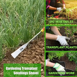 Gardening Transplant Seedlings Shovel Weeding And Transplant Tool Garlic Grow Vegetables Dig Roots Agricultural Shovel