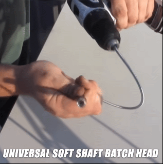 1/4'' 150/200/300/400mm Universal Flexible Shaft Batch Head For Electric Drill Bit Holder Flexible Shaft Screwdriver Hex Shank Extension