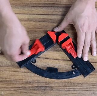 30-90 Degree Adjustable Woodworking Right Angle Clamps Quick Clamp Picture Frame Fixed Holder Tools Carpentry Angle Clip