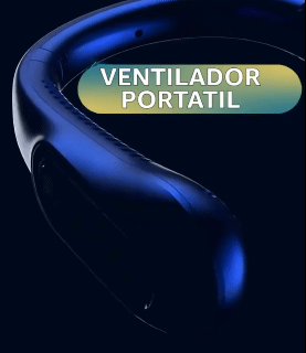 Hanging Neck Fan Digital Display Power Bladeless Neckband Fans Dual Air Outlets Air Cooler USB Recharge Five Speed Electric Fans