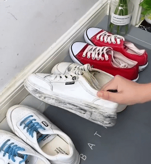 260g Multi-purpose Magical White Shoe Dirt Removal Cleaning Cream Reusable With Wipe Sponge