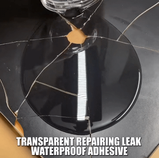 2Pcs Clear Waterproof Agent Toilet Anti-Leak Glue Strong Bonding Adhesive Sealant Invisible Glue Repair Liquid Tools Seal Liquid