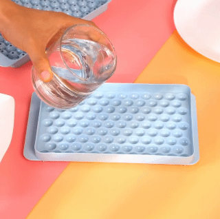 2PCS 104 Grids With Box Mini Ice Cube Trays Upgraded Ice Ball Maker Mold Tiny Crushed Ice Tray for Chilling Drinks Coffee Juice Tools