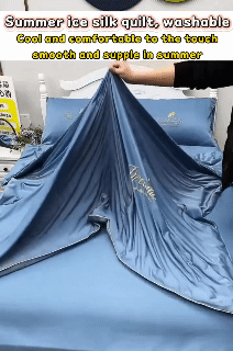 Summer Simple Ice Silk Quilt Cooling Comforter Bedding Sets 200x230 150x200cm