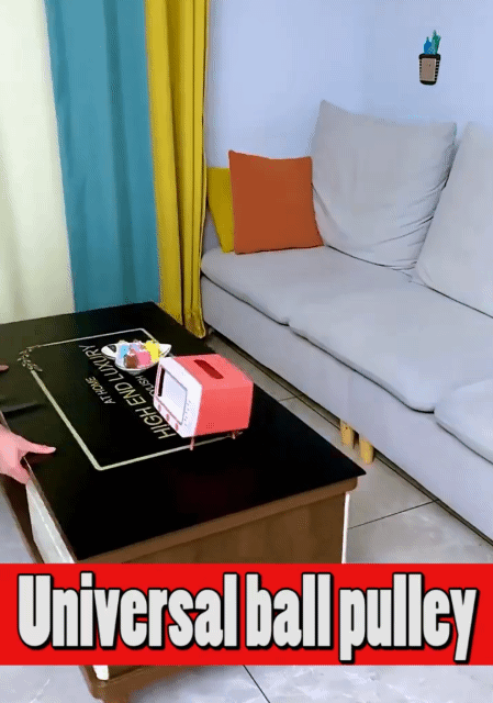 16PCS Adhesive 6 Bead Universal Wheel For Furniture Self Adhesive 6 Beads Ball Wheels Universal Pulley 360° Rotating Wheels