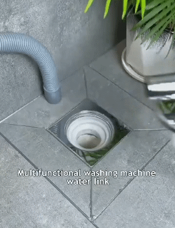 Washing Machine Floor Drain Adapter Anti-overflow Bathroom Pipe Sewer Connector Dishwasher Drain Deodorant Sealing Ring Adapter