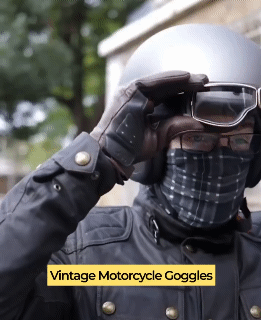 Harley Vintage Motorcycle Classic Goggles Glasses