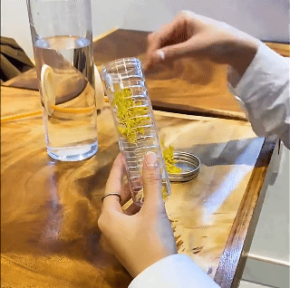 700ML Folding Straw Cup Transparent Large Capacity Water Bottles Portable Juice Cups Lemon Filter Cute Drinking Bottle