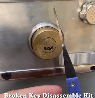 Broken Key Disassemble Kit Set Locksmith Tools Taken The Broken Keys Easily Out Of Lock Locking Repair Tools Pack
