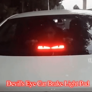 Devil's Eye Car Brake Light Pad Auto Car Sticker Stripe Marks Headlight Decal Car Accessories