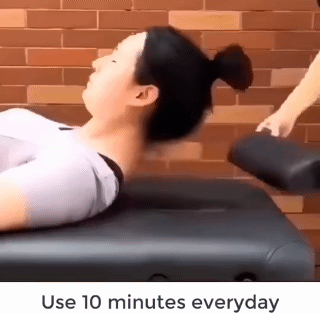 Hunchback Therapeutic Pillow Neck Pillow Massager Neck Shoulder Stretcher Massager Relaxer Cervical Chiropractic Traction Device Pillow for Pain Relief