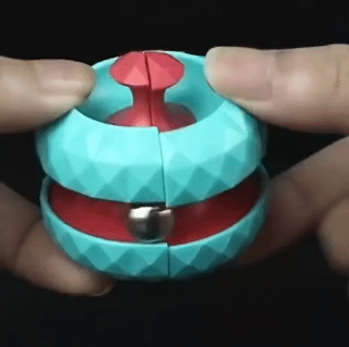 Track Pinball Finger Spinner Ball Track Pinball Fingertip Finger Gyro Many Way Toy Trackball Metal Ball Track Gyro