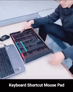 Anti-Slip Keyboard Pad Office Designer Software Learning Gaming Mouse Mat Desktop For With Office Software Shortcuts Pattern