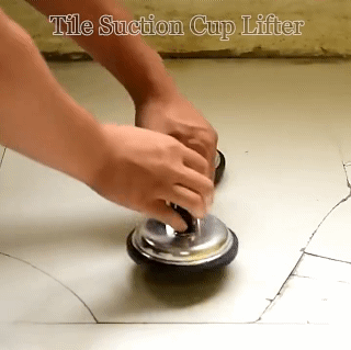 Vacuum Suction Cup Tile Glass Holder Aluminum Alloy Powerful Glass Tile Handling Jig Suction Plate for Granite Tile Glass Manual Lifting Tool