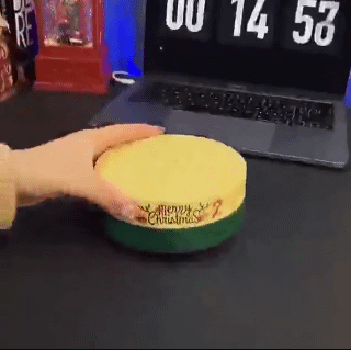 DIY Christmas Tree Brick Music Box Building Blocks Christmas Tree Building Block Rotating Music Box LED Christmas Box