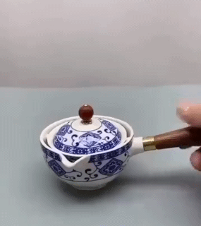 360° ROTATION TEA MAKER Chinese Kung Fu Tea Portable Teapot Travelling Portable Automatic Rotating Tea Brewer Brewing Tea Kettle