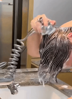 Bathroom Pressurized Shower Head Kit for Washbasin Faucet Nozzle Faucet Hand Wall Mounted Shower Head Sink Hose Sprayer Set