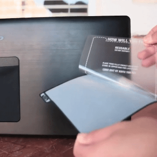 Adhesive Laptop Back Storage Bag Mouse Digital Hard Drive Laptop Accessories Organizer Copy of Adhesive Laptop