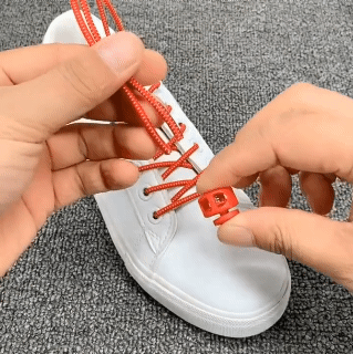 2 Pair Shoelaces Elastic Shoelace Lock No-Tie Shoelaces Adult Kids Shoe Accessories Lazy Shoe Laces