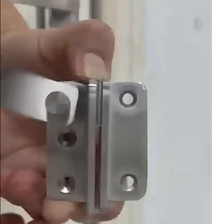 Free Punching Wardrobe Door Bolt Latch Drawer Lock Safety Stainless Steel Sliding Door Tower Bolt Latch Catch Home Hardware