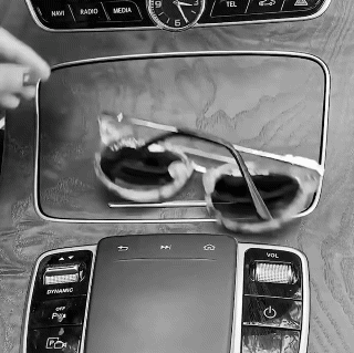 Universal Car Visor Sunglasses Case Sun Visor Clip Glasses Holder Auto Sun Visor Glasses Box Clip Card Ticket Holder Fastener