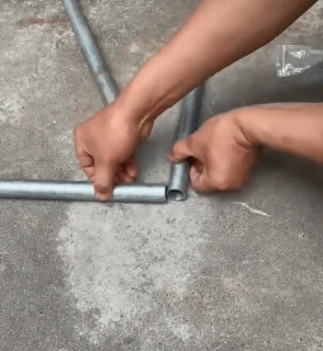 3pcs Elbow Pipe Fittings DIY Connectors Joints Tube Joint Connector All-purpose Stainless Steel 25mm Pipe Fittings Snap Joints