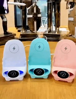 Desktop 15W Wireless Fast Charging Multifunctional Mobile Phone Holder Charger