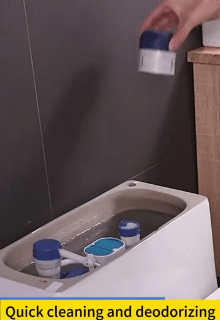 200g Brush-Free Toilet Cleaning Automatic Toilet Cleaner Fresh Deodorizing Super Concentrated Formula Put in the Water Tank Toilet