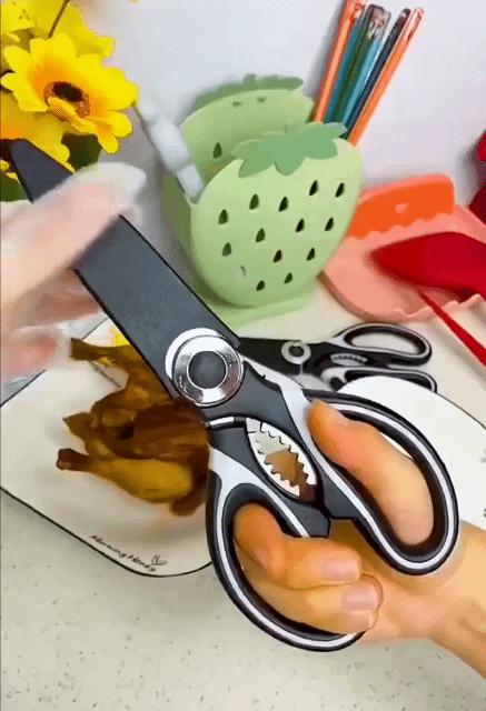 Multifunctional Kitchen Scissors Handle Stainless Steel Scissors Kitchen Tijeras De Cocina Chicken Bone Scissors