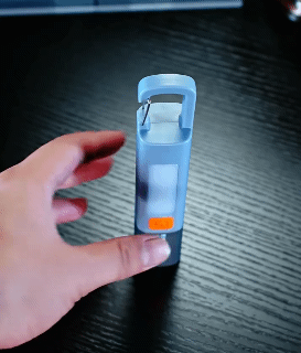 60000lm Mini Zoom Flashlight With COB Side Light High Brightness Long-range Lantern Lock Buckle Design Variable Focus Torch