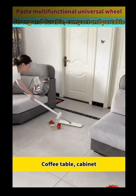 12Pcs Self Adhesive Caster Wheels Mini Swivel Wheels Stainless Steel Paste Universal Wheel 360 Degree Rotation Sticky Pulley