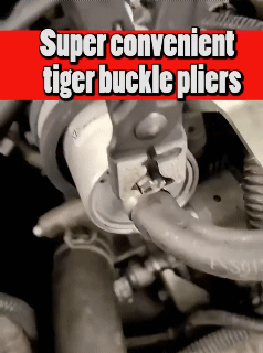 Automobile Pipe Bundle Pliers Car Water Oil Pipe Hose Flat Band Ring Clamp Plier Vehicle Repair Tool Tiger forceps