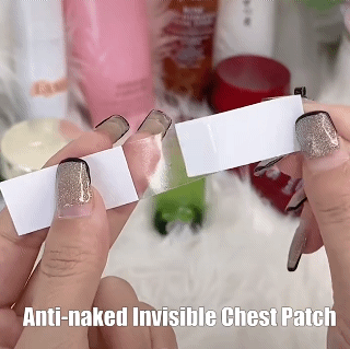 180Pcs Self-Adhesive Body Tape Double Sided Bra Clothes Dress Shirt Secret Sticker Clear Lingerie Tape Anti-naked Invisible Chest Patch