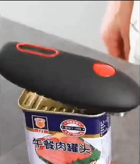 New Electric Can Opener Mini One Touch Automatic Bottle Opener Battery Operated Smooth Edges Can Opener Kitchen Bar Tool Gadgets