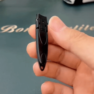 Ultra Thin 5mm Portable Nail Clippers Stainless Steel Anti-Splash Nail Clipper Fingernail Cutting Trimmer Toenail Beauty Scissor