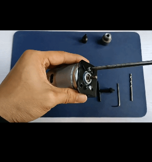 775 DC Motor Miniature Hand Drill Chuck Rod 12V 12000RPM Lathe Press Mounting Bracket for Milling Cutting Drilling Machine