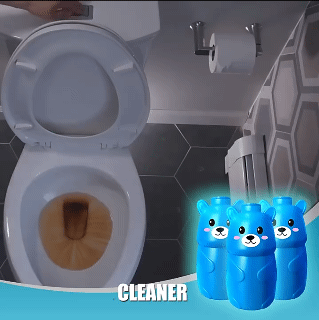 180g Automatic Flush Toilet Cleaner Toilet Tank Cleaner Bubble Bear Toilet Bowl Cleaner For Daily Deodorizer Fresher Toilet Odor