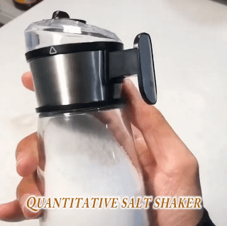 Precise Metering Push-type Salt Dispenser Spice Shaker salt shaker salt and pepper spice jar spice container Kitchen supplies