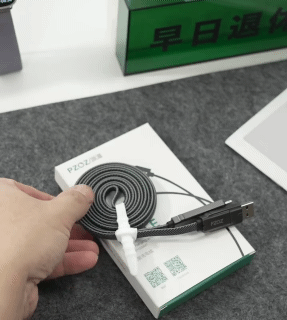 4-in-1 Multi 66W Digital Display Fast Charging Cable, Support USB-A to Lightning, USB-A to Type-C, Type-C to Type-C, Type-C to Lightning