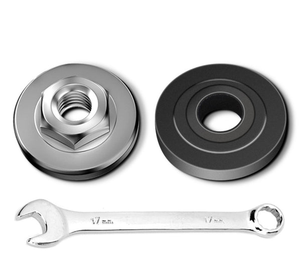 3Pcs Set Hexagonal Pressure Plate Flange Nut For Angle Grinder 100 Disc Quick Change Locking Nut Quick Release Angle Grinder Accessories