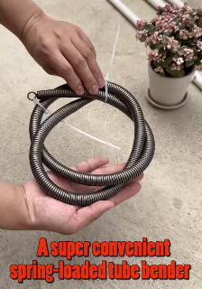 Spring pipe bender PVC Pipe Conduit Bender 50cm 16mm 20mm Extended Pipe Bending Spring Device Water And Electricity Pipe for Home Decoration Use