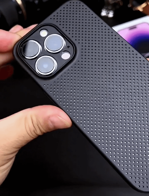 Heat Dissipation Mesh For Magsafe Magnetic Case For iPhone 15Pro Max 14 13 12 Pro Max Cooling Breathable Wireless Charging Cover