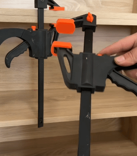 2Pcs 4/6/8 inch Spreader Work Bar Clamp F Clamp Gadget Tool Ratchet Release DIY Hand Speed Carpentry Hand Tool Gadget Woodworking