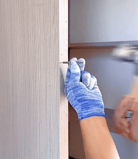 200Pcs Double Head Seamless Non-marking Nails Metal Skirting Stainless Steel Nails Rustproof Stainless Steel Skirting Screw Set